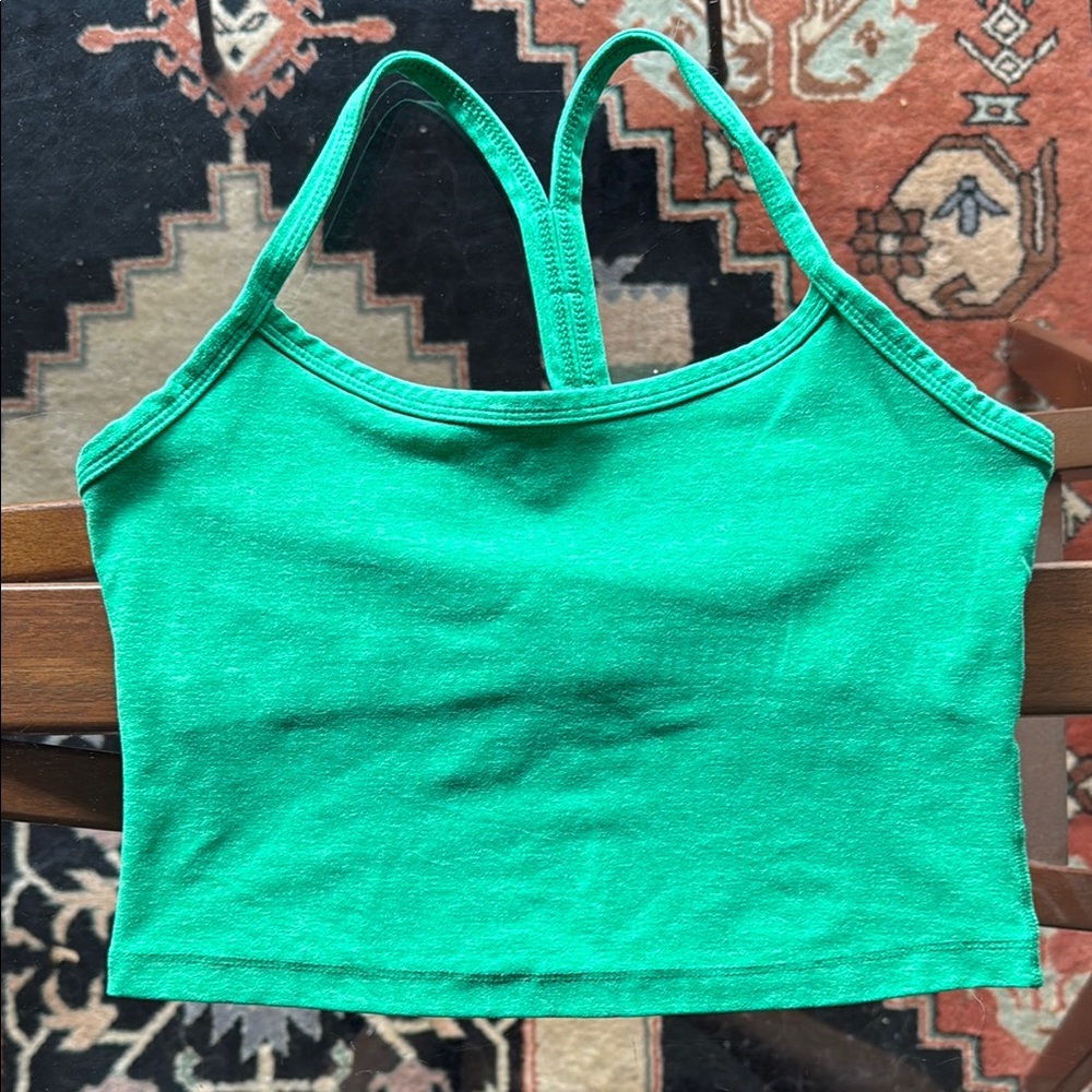 Beyond Yoga Spacedye Slim Racerback Cropped Tank - size Small
